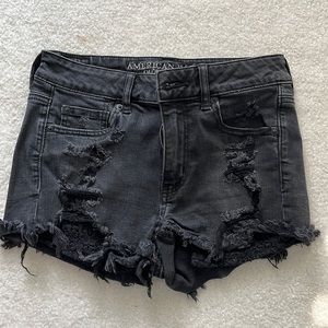 American Eagle Black Denim shorts